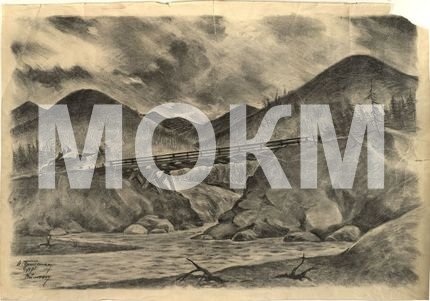 Гриценко И.Е. Рисунок "На оленях в дороге". Гриценко И.Е. Рисунок "На оленях в дороге".